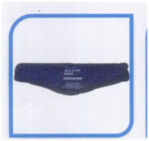 Therapy plusTM hot / cold pack contour shape (neck) with towel cover