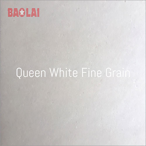 Queen White Fine Grain Marble