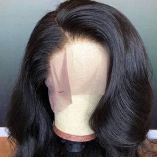 Full Lace Weave Human Hair Wig - Remy Indian Hair, 508mm Length, Natural Color | Ideal for Women, 120g Weight 