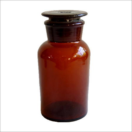 Reagent Bottle - Glass, 125Ml, Brown | 1.5 Weight, Durable Design