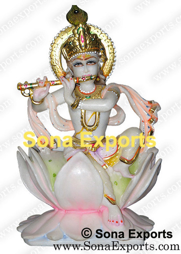 Marble Krishan Statue