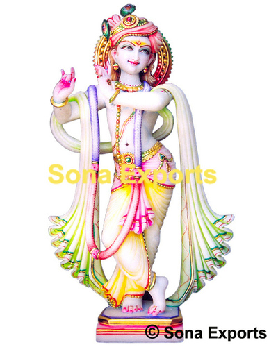 Marble Krishna Murti From Jaipur