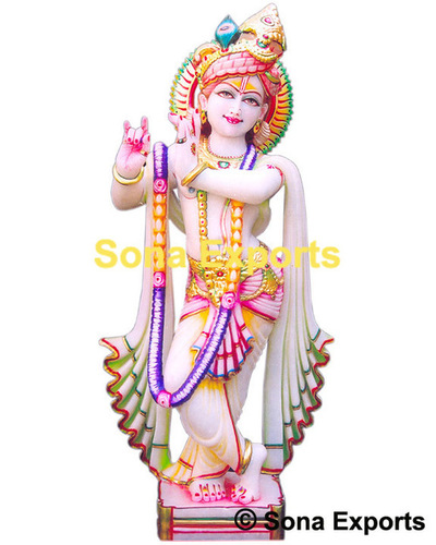 Makrana Marble Krishna Statue