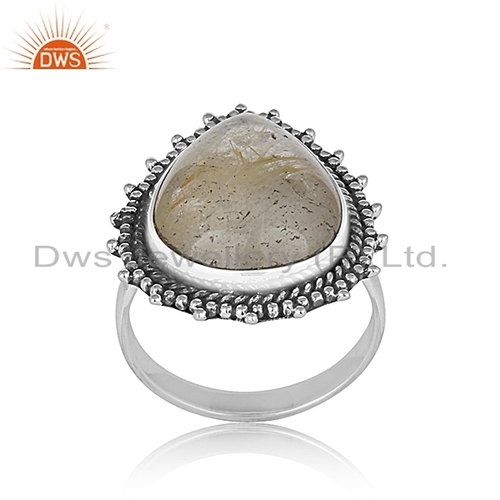 Wholesale sterling Silver Oxidized Ring