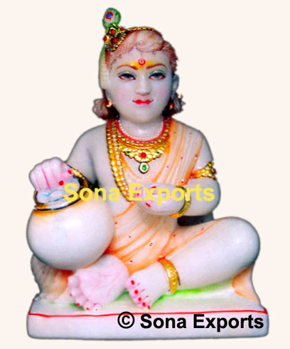 Makrana Marble Laddu Gopal Krishan Murti