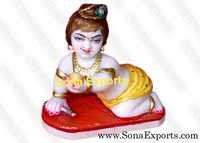 Makrana Marble Laddu Gopal Krishan Murti