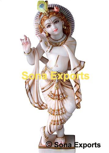 Marble Murti Of Lord Krishna