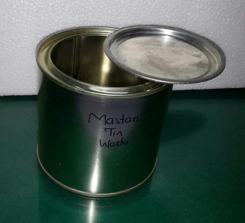 Ring lid bottom Round Tin Container
