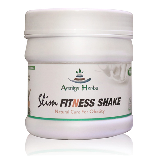 Amulya Slim Fitness Shake - Herbal Extract Powder, High-Quality Protein for Lean Muscle Growth and Healthy Body Weight, Suitable for All Ages