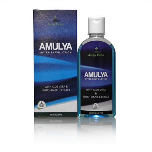 Amulya After Shave Lotion - Plastic - Extra Soft Texture, Disposable for Single Use, with Aloe Vera & Witch Hazel Nut for Moisturization