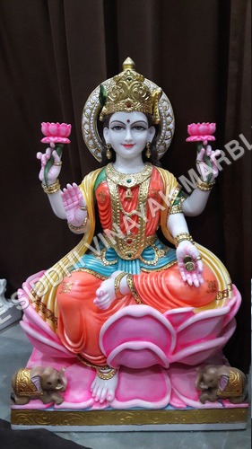 Marble Laxmi Sculpture