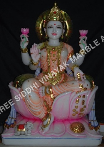 Marble Laxmi Sculpture
