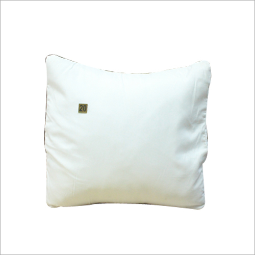 White Plain Satin Cushion