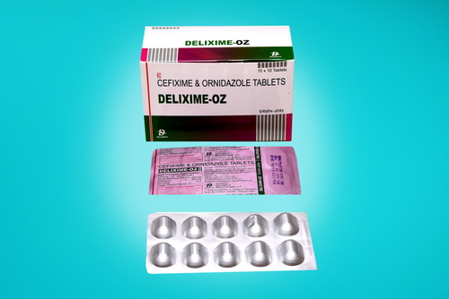 Cefixime 200, Ornidazole 500 Tablets