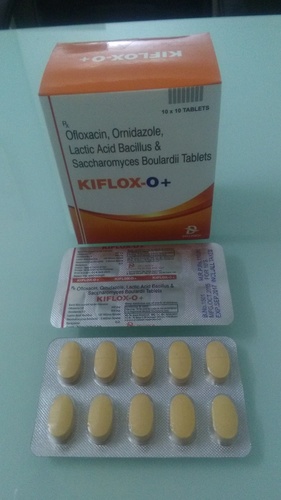 Ofloxacin 200 , Ornidazole 500,Lactic Acid Bacillus, Saccharomyces Boulardii Tablets