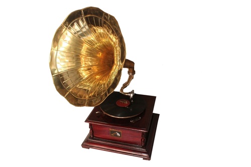 New Square Gramophone Body Material: Wood