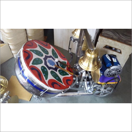 Chrome Body Aarti Set With SS Nagara