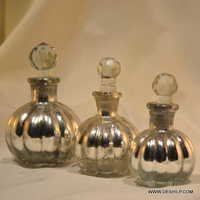 GLASS PERFUME BOTTLE AND DECANTER, REED DIFFUSER