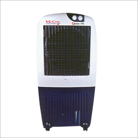 Marine 70L Air Cooler - 70L Tank, 16" Fan, 4 Way Cooling, 195W | Powerful Air Throw, Large Capacity, 3 Side Cooling Pads