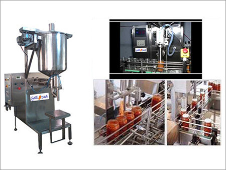 Semi Tomato Pickle Filling Machine