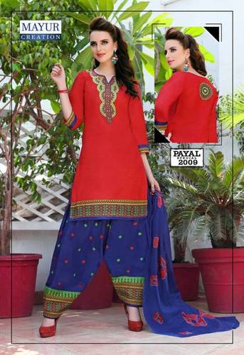 COTTON PRINTED DRESS MAYUR PAYAL PATIYALA 2