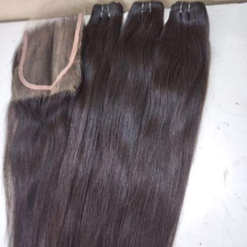 Virgin Hair Bundle With Closure
