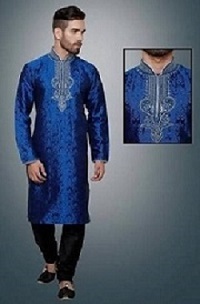beautiful blue kurta pajama
