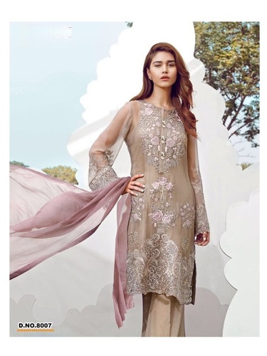 Wine Buy Embroidery Work Plazzo Suit Online