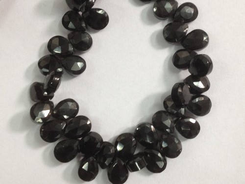 Stone Black Spinel Faceted Pears