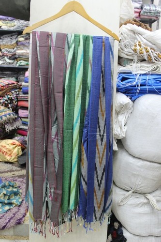 Blue E Cut Pario And Ladies Scarf