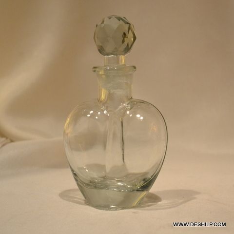 GLASS PERFUME BOTTLE AND DECANTER, REED DIFFUSER