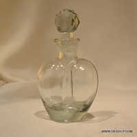 GLASS PERFUME BOTTLE AND DECANTER, REED DIFFUSER