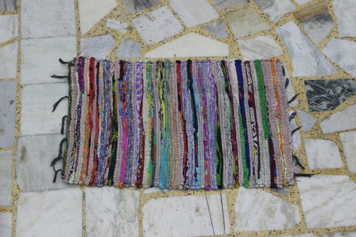 Multi Color Multicolor Cotton Door Mats/ Cotton Chindi Rugs