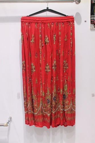 Orange Cotton Sitara Skirt