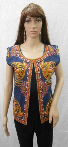 handmade cotton floral patchwork printed kantha quilted long