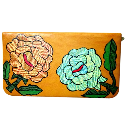 Madhubani Flower Painting Handbag