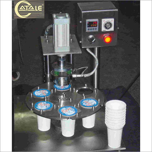 Semi-Automatic Cup Sealing Machine (Pnuematic) - Operating Type: Semi Automatic