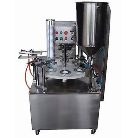 Semi-automatic Cup sealing machine (Rotary)