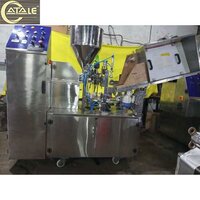 Semi-automatic Tube Filling Machine - Stainless Steel, High Capacity Hopper | Dust Extraction System, Plc Control, Excellent Quality Servo Motor, Slow Speed Agitator