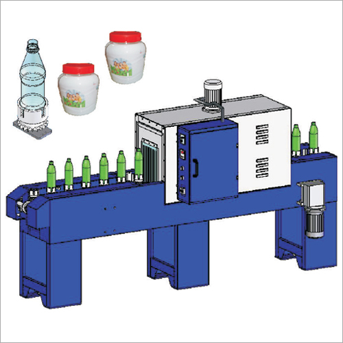 Blue And White Rotary Types Sleeve Labeling Machine