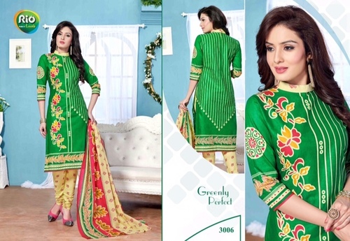 COTTON PRINTED DRESS MATERIALS LAADO RIO VOL-3