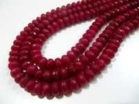 AAA Quality Dyed Ruby Beads
