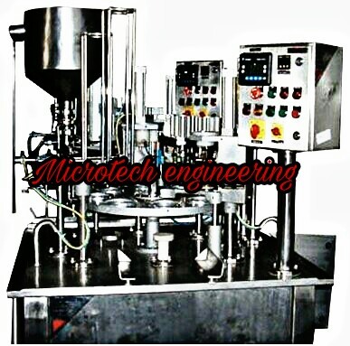 SINGLE HEAD AUTOMATIC CUP FILLING MACHINE