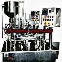 SINGLE HEAD AUTOMATIC CUP FILLING MACHINE