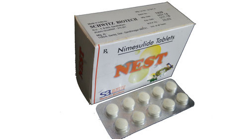 Nimesulide Tablets 100Mg Age Group: Adult