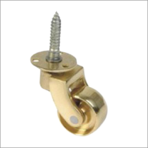 Brass Screw In Castor