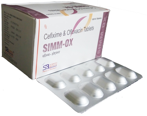 Cefixime 200mg and Ofloxacin 200mg Tablet