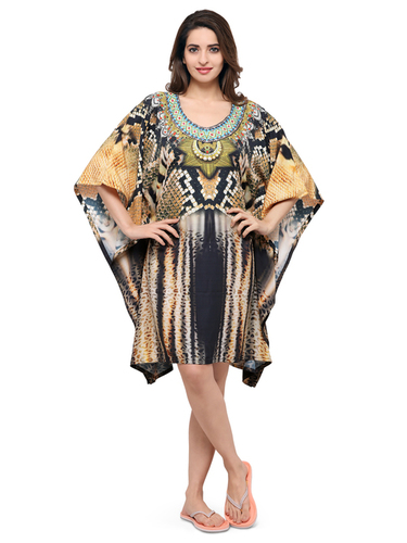 Multicolor Polyester Kaftan