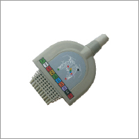 ECG Cable - Plastic, 10x5x3 cm, Grey, 10 Leads | Accurate Readings, Durable Design, Easy Connection, Reliable Signals, Patient Comfort