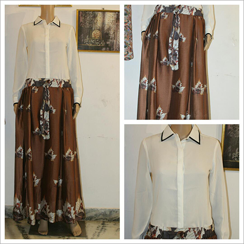UCA Printed Skirt With Shirt